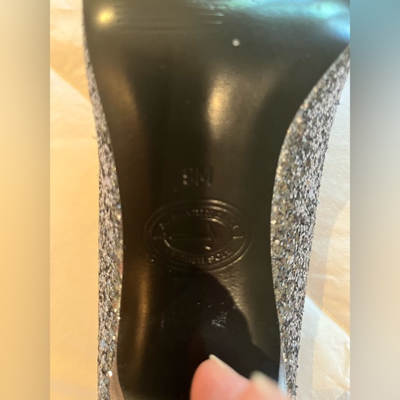 Sparkly Peep Toe Pumps - Picture 5 of 5